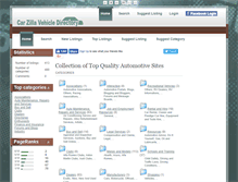 Tablet Screenshot of carzillavehicledirectory.com